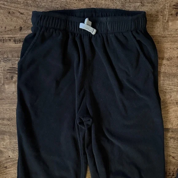 Kids Black Jogger Fleece Pants size 12 - Picture 4 of 4